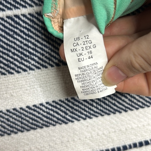 Trina Turk Lurex Striped Bralette - Picture 3 of 4